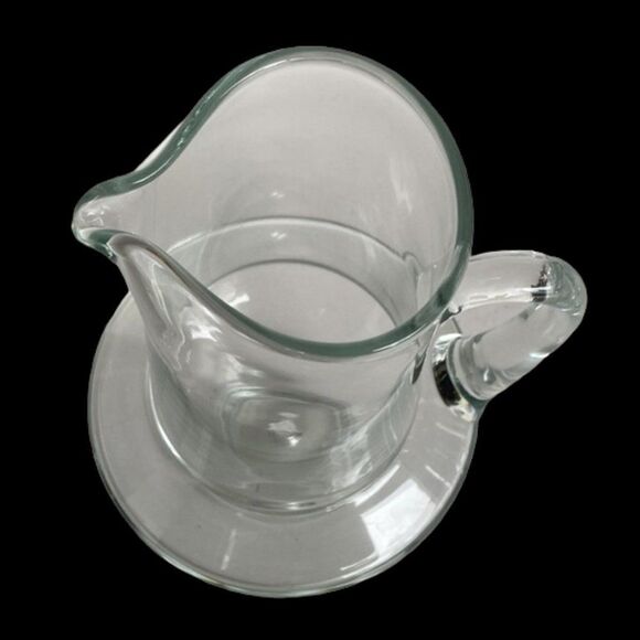 Vintage Mid Century Scandinavian Glass Martini Pitcher Cocktail Mixer - Picture 6 of 8